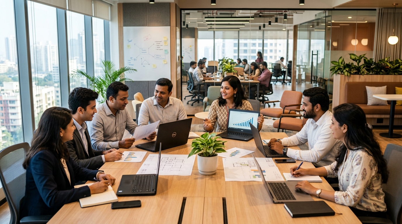Business team collaboration